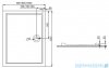 Polimat Goliat 2 brodzik prostokątny posadzkowy 120x90cm 00203